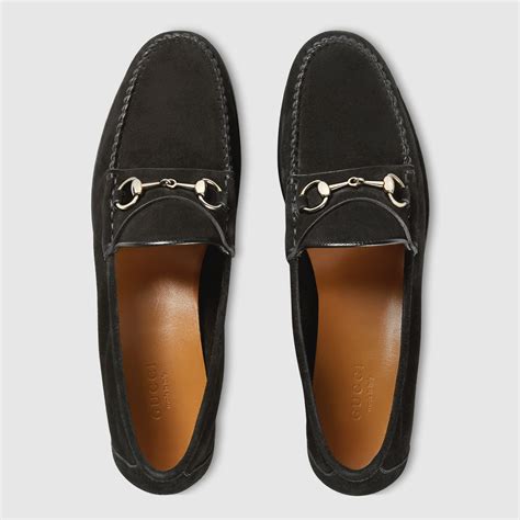 gucci loafers women preowned|gucci suede loafers women's.